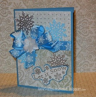Let It Snow “Let It Snow” Season’s Greeting Holiday Card