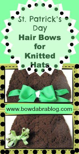 St Patrick's Day Hair Bow Tutorials
