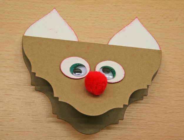Rudolph the Red Nose Reindeer's Wife Treat Bags Red Nose Reindeer’s Wife Treat Bags