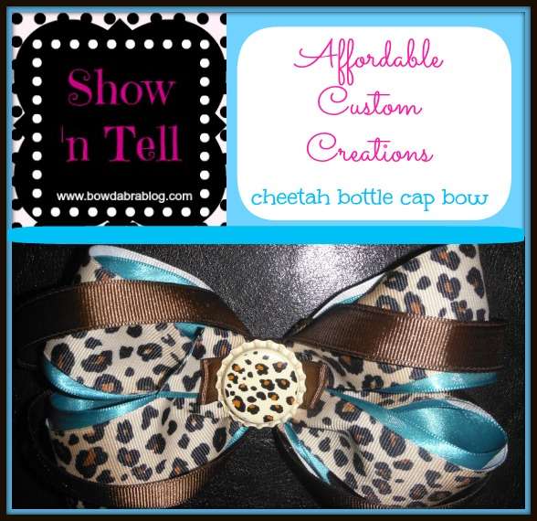 show n tell cheetah bow
