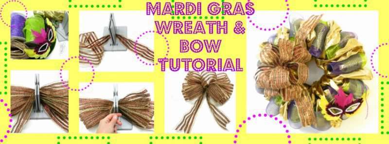 Mardi Gras Wreath