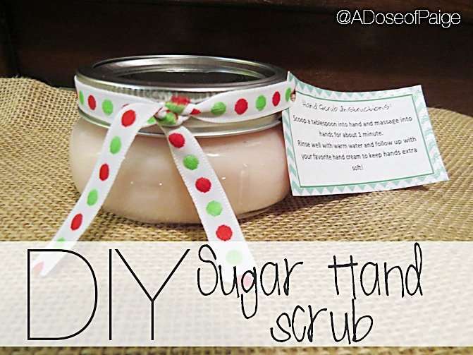 diy sugar hand scrub Bowdabra Blog