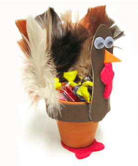 Handmade Turkey Thanksgiving Candy Dish