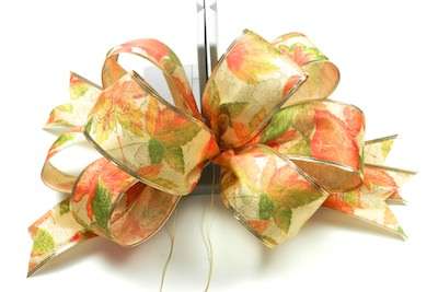 Thanksgiving cornucopia basket