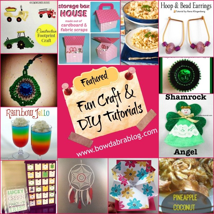Featured fun craft and DIY tutorials