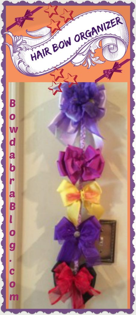 Hair Bow Organizer Collage