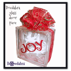 glass decor piece