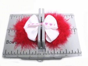 Boa hair bow