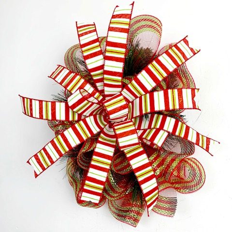 Funky Bow for Wreath