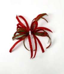 A Funky Red Gift Bow