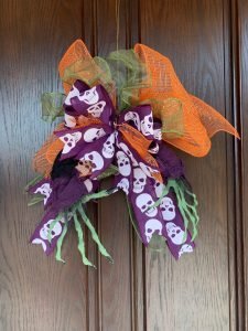 How to make a super easy Halloween swag