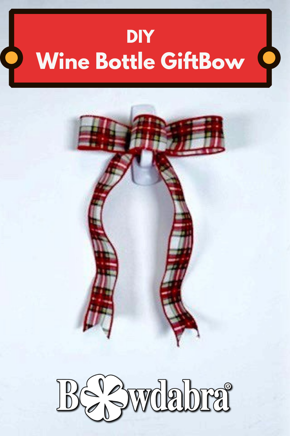 DIY Wine Bottle Bow