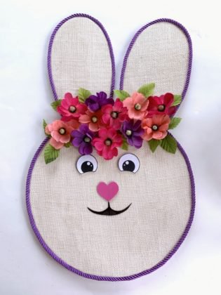 Bunny wall hanging