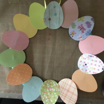 Add Second Layer of Paper Eggs