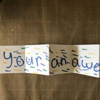Fan Fold Decorated Strip
