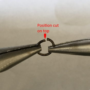 How to Open a Jump Ring Step 1