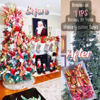 store seasonal bows
