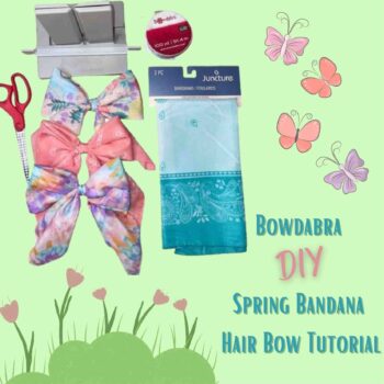fun bandana hair bow