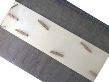 Glue Remaining Clothespins in Place