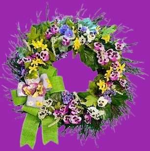 no glue wreath