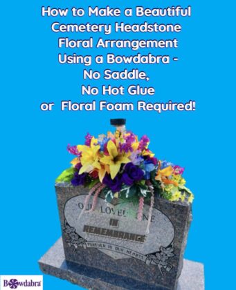 cemetery headstone arrangement