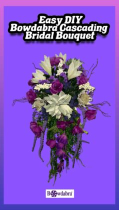 cascading bridal bouquet