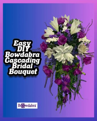 cascading bridal bouquet