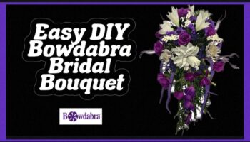 cascading bridal bouquet