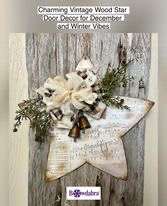 vintage star door hanger