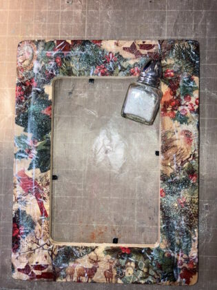 Sprinkle Frame with Ultrafine Glitter