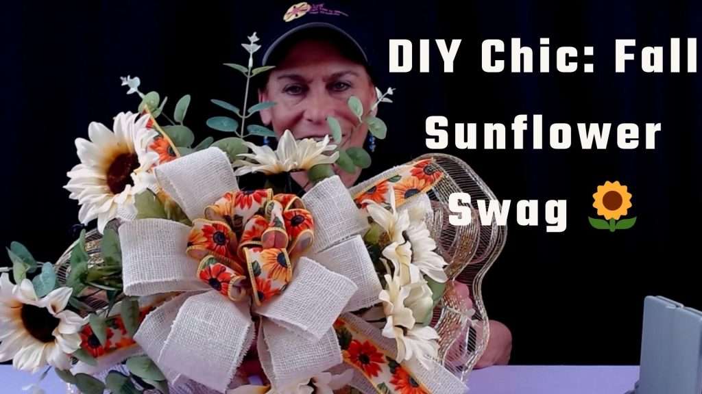 Discover the Easy Way to Make the most stunning Sunflower Swag