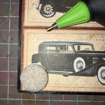 Glue Felt Pads to Each Back Corner of Frame