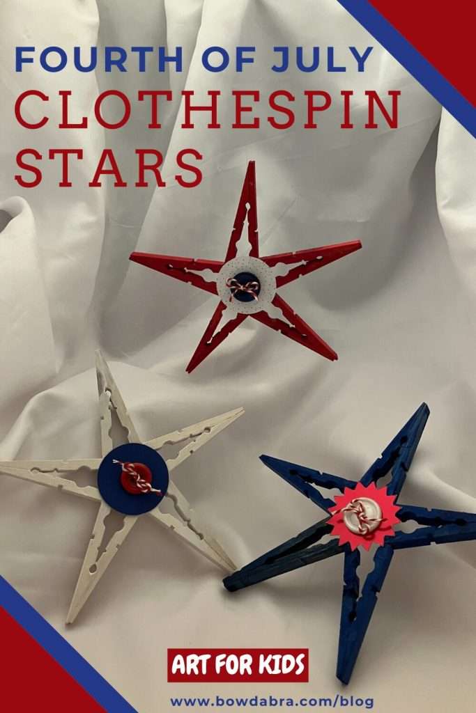 How to Make Clothespin Stars to Spark Up Your July 4th Celebration