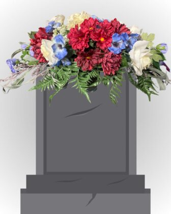 cemetery saddle arrangement