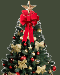 Video to make an extra large bow for your tree top