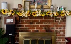 sunflower garland