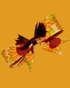 How to make the best fall sunflower spiky hair bow