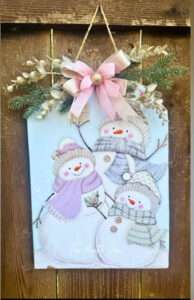 How to make the easiest dollar store winter decor