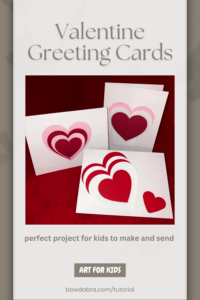 How to Layer Hearts to Make Your Own Beautiful Valentine Greeting Cards!