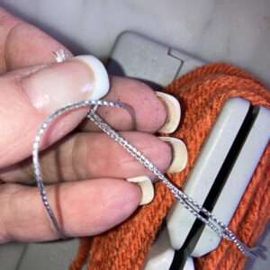 Pass Bow Wire Ends through Loop
