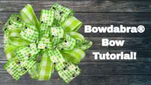 Video tutorial – You need to make this big beautiful bow