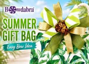 Video DIY – easy bow-making idea how to make an elegant gift bag bow