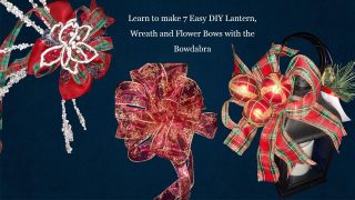 DIY Lantern, Wreath and Flower Bows