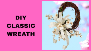 DIY CLASSIC WREATH (YouTube Thumbnail)