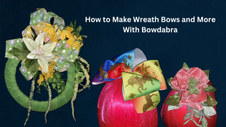 diy wreath bows