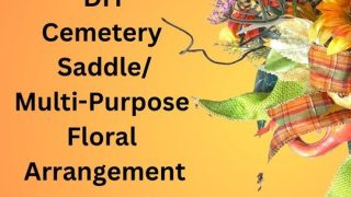 diy cemetery saddle